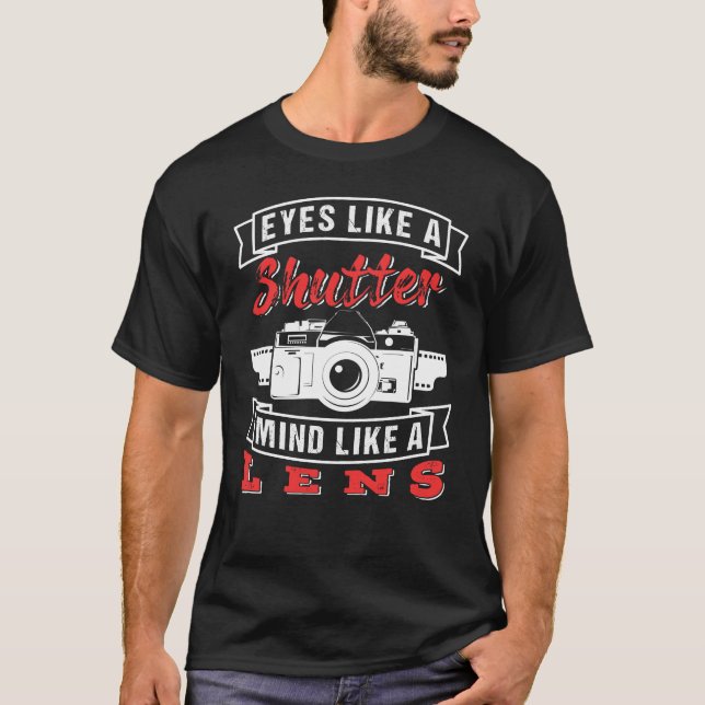 Photography Photographer Fan Lover Gift T Shirt (Framsida)