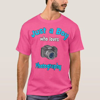 Photography Shirt For Boys  Kids Photography 	 Bas T