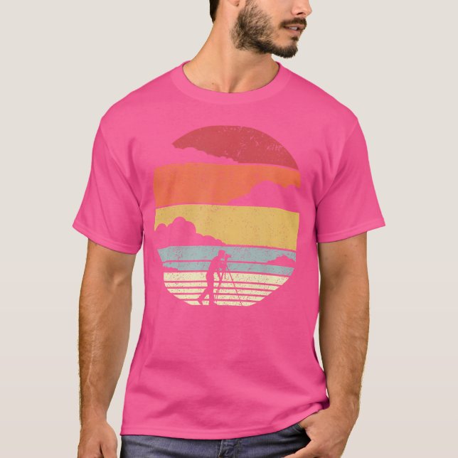 Photography Shirt. Retro Style Photographer T Shirt (Framsida)
