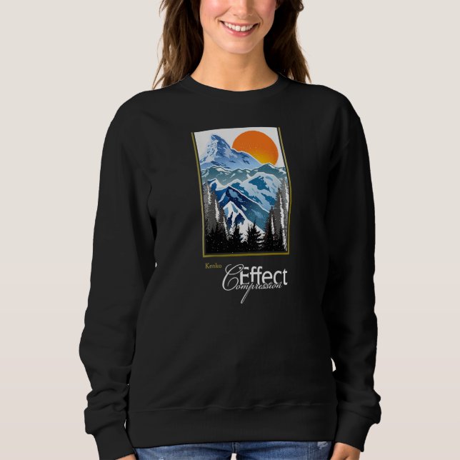 Photography term graphic Compression effect winter T Shirt (Framsida)