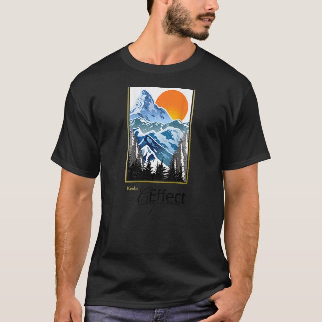 Photography term graphic Compression effect winter T Shirt (Framsida)