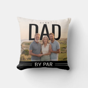 PhotoPop Bästa Pappa Genom Par Custom Foto Kudde
