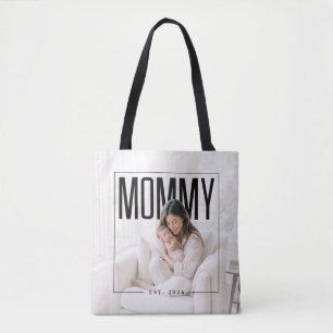 PhotoPop Mamma Est Anpassad Foto Tygkasse