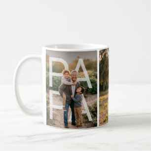 PhotoPop Pappa 2 Foto Familj Kaffemugg
