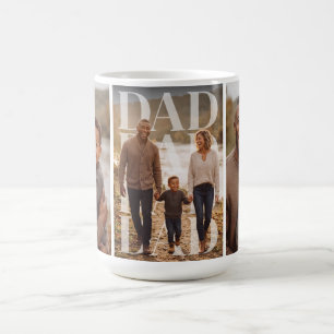 PhotoPop Pappa 3 Foto Familjecollage Kaffemugg