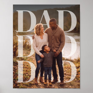 PhotoPop Pappa Anpassad Familjefoto Poster