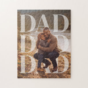 PhotoPop Pappa Anpassad familjefoto Pussel