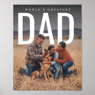 PhotoPop Världens Bästa Pappa Poster