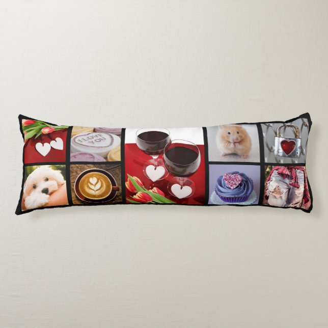 PHOTOS-anpassningsbarnas samlingsmall, underkudde Kroppskudde (Framsidan)