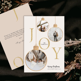 Photos JOY White jul Bell Helgdag Card Julkort
