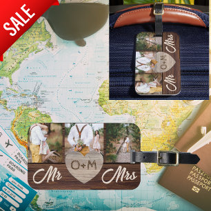 Photos Monogram Mr. Rustic Par Honeymoon Bagagebricka
