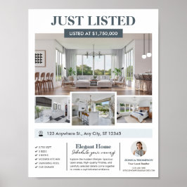 Photos Real Estate New Home Editable Listing Poster