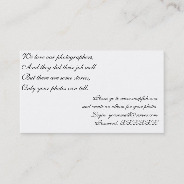 Photosharing kort (Framsida)