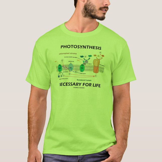 Photosynthesis som är nödvändig för liv t-shirt (Framsida)