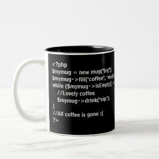 Php-kaffemugg Två-Tonad Mugg
