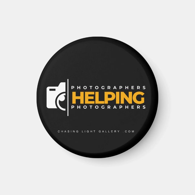 PHP-Logotyp | Cirkelmagnet Magnet (Framsidan)