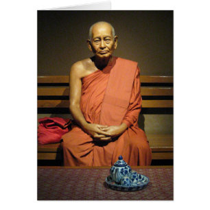 Phra Dhammayanmuni ... Buddhist Munk-kort Hälsningskort