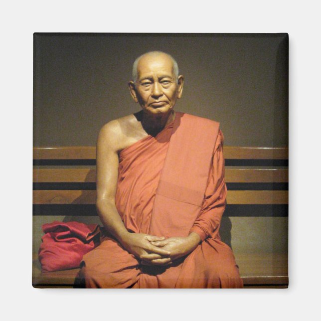 Phra Dhammayanmuni ... Buddhist Munk Magnet (Framsidan)