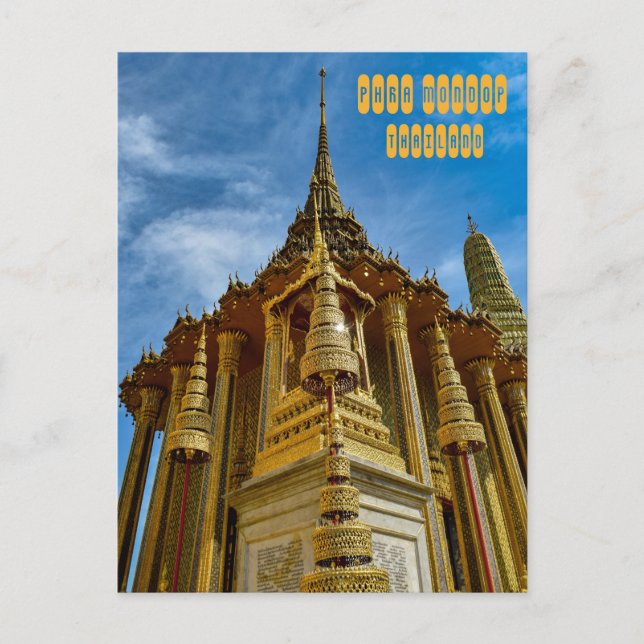 Phra Mondop i Grand Palace Vykort (Framsida)