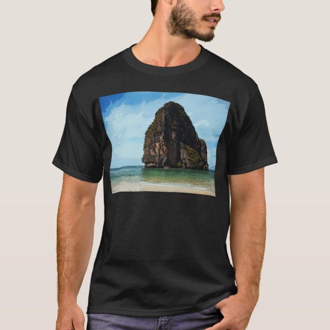 Phra-Nang Krabi Thailand T Shirt (Framsida)