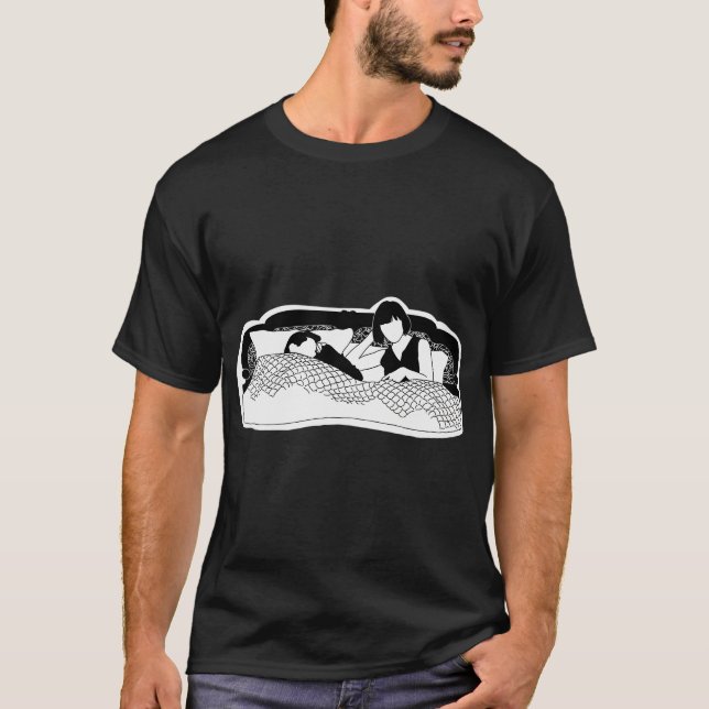 Phrack i säng t shirt (Framsida)