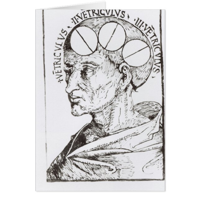 Phrenology Hälsningskort (Framsidan)