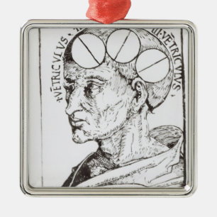 Phrenology Julgransprydnad Metall