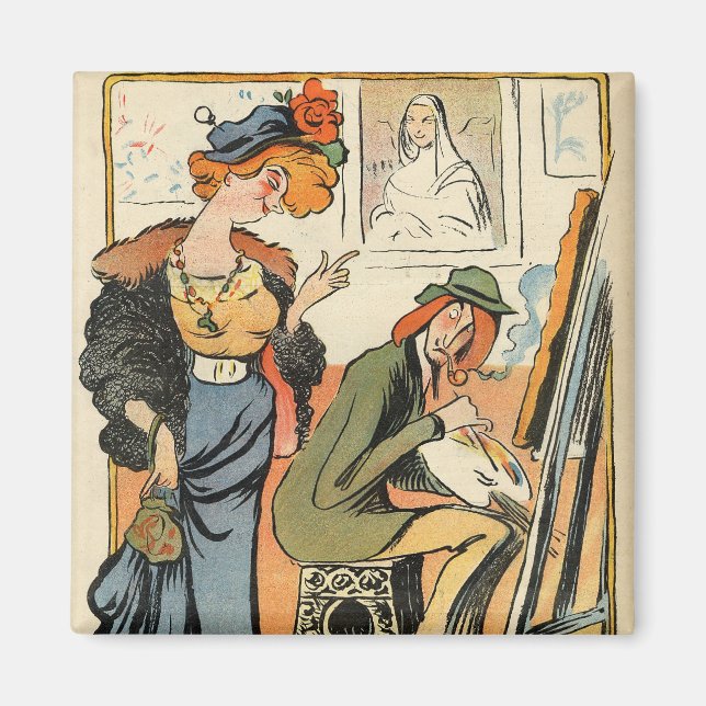 Phryne: arkityr av en konstnärsmodell magnet (Framsidan)