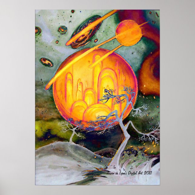 Phsychedelic City Poster (Framsidan)