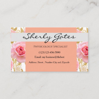 phsycology editable card visitkort