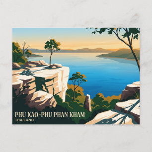 Phu Kao–Phu Phan Kham nationalpark Thailand Vykort