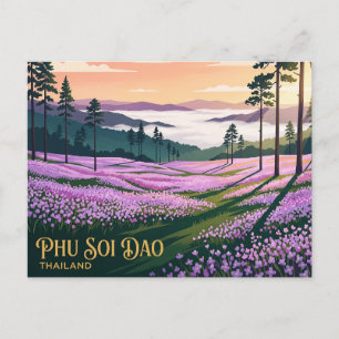 Phu Soi Dao nationalpark Thailand Vykort