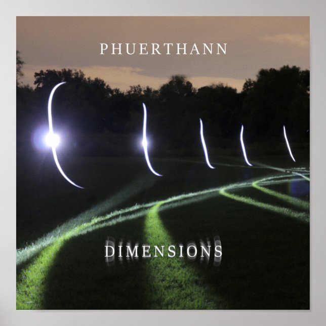 Phuerthann "Dimensions" Officiell Album Art Poster (Framsidan)