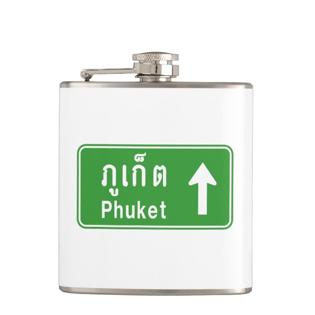 Phuket Ahead ⚠ Thai Highway Traffic Sign ⚠ Fickplunta (Framsidan)