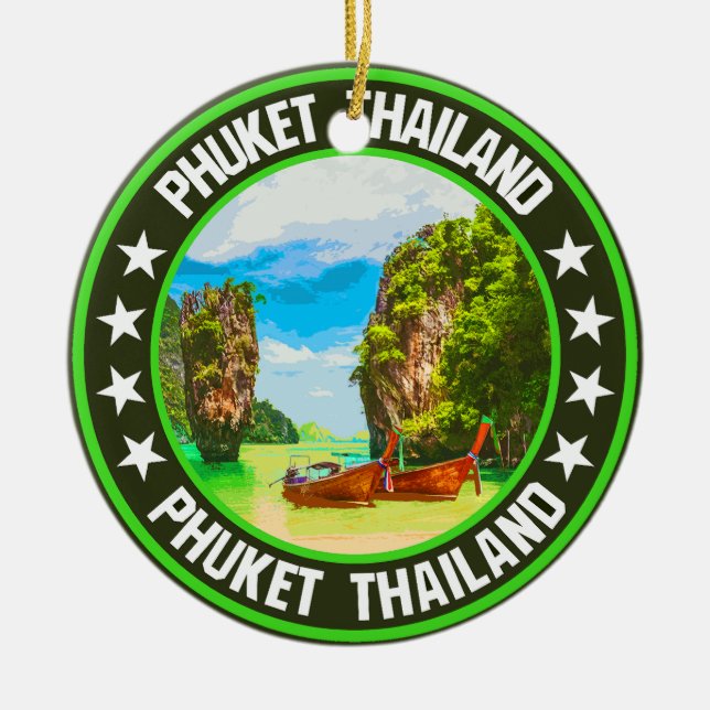 Phuket Julgransprydnad Keramik (Framsidan)