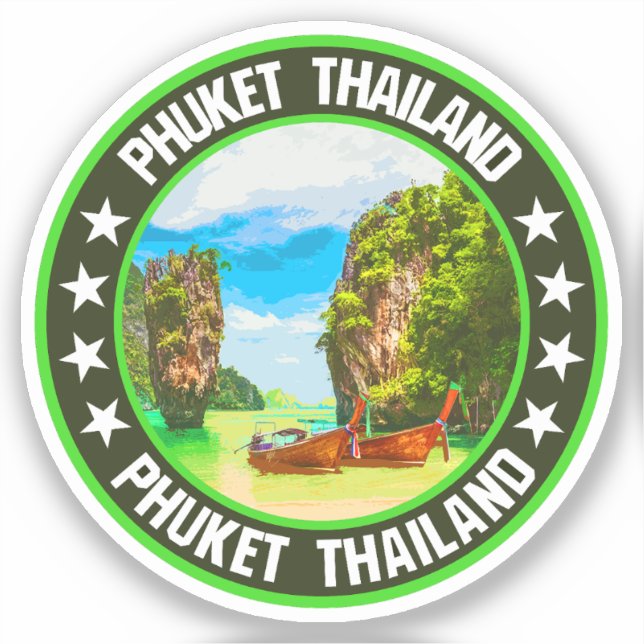 Phuket Klistermärken (Framsida)