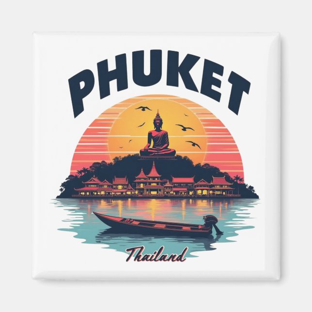 Phuket thailand magnet (Framsidan)