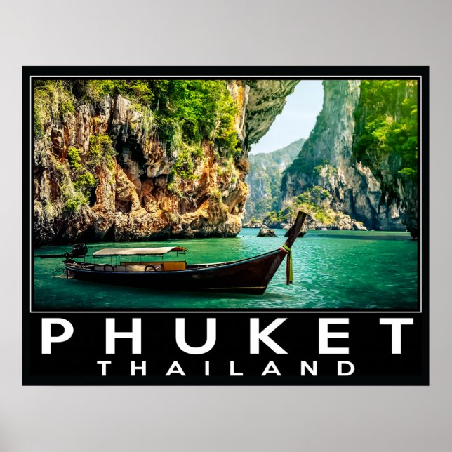 Phuket Thailand Poster (Framsidan)
