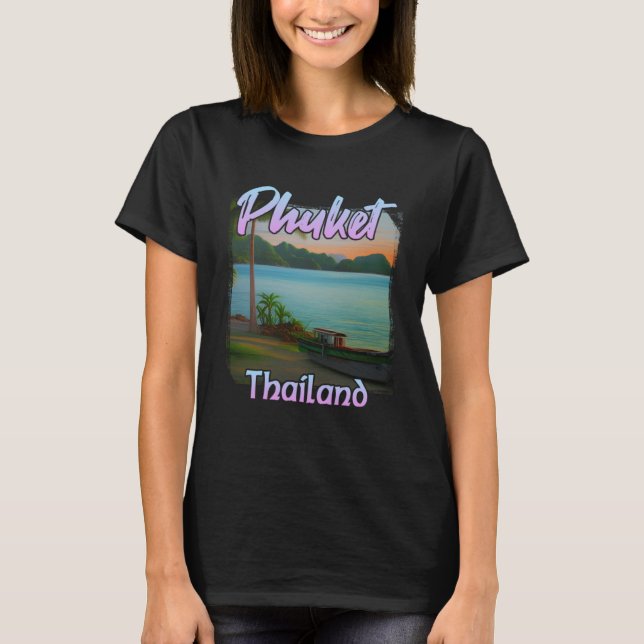 Phuket Thailand Pullover Hoodie T Shirt (Framsida)