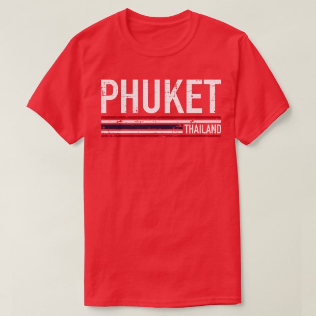 Phuket Thailand T Shirt (Design framsida)