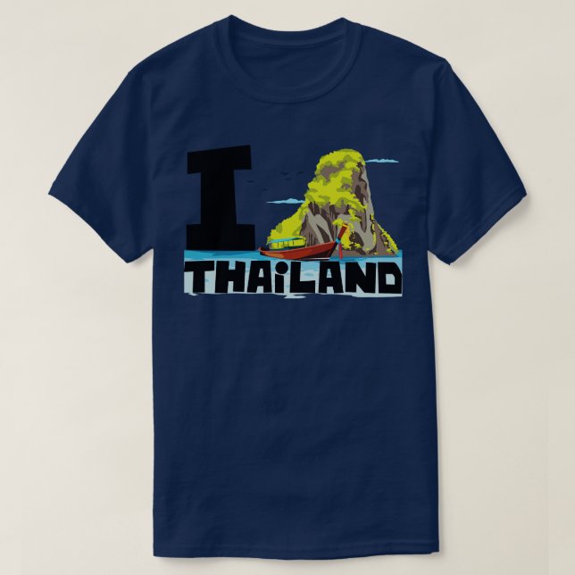 Phuket Thailand T Shirt (Design framsida)