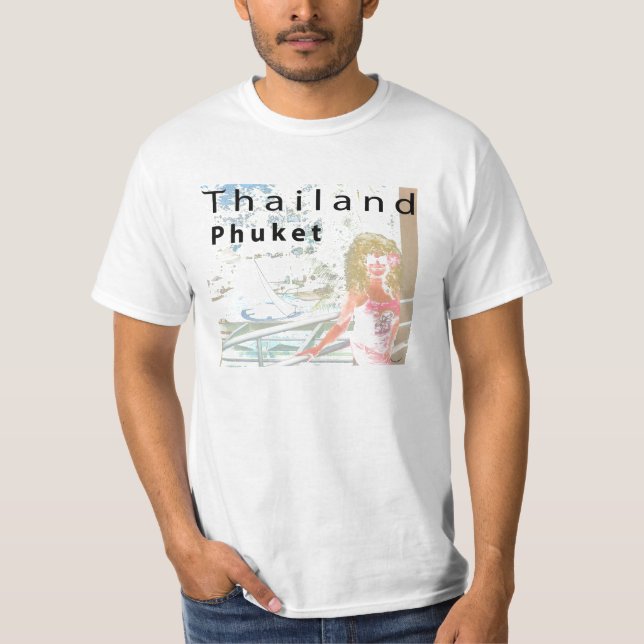Phuket Thailand Tee Shirt (Framsida)