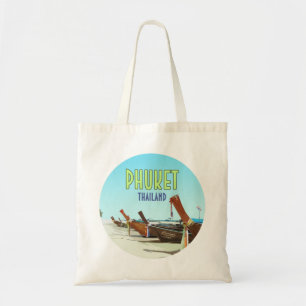 Phuket Thailand Tropical Beach Vintage Tygkasse