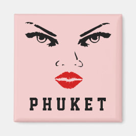 Phuket, Thailand Woman Magnet