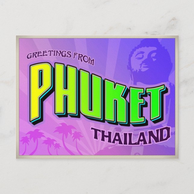 PHUKET VYKORT (Framsida)