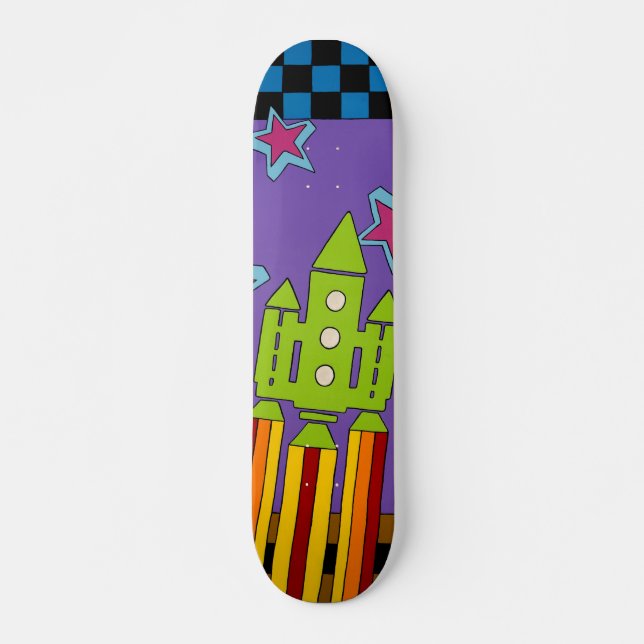 "Phunky Ryde ", Skateboard Bräda 21,5 Cm (Framsida)