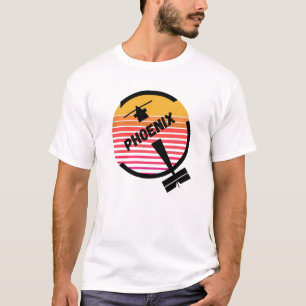 PHX Phoenix flygplats, Arizona - Retro Flygplan T Shirt