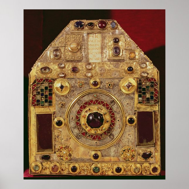 Phylactery eller pentagonal reliquary poster (Framsidan)