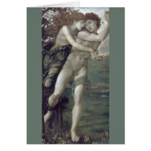 "Phyllis och Demophoon", vid Edward Burne-Jones Hälsningskort