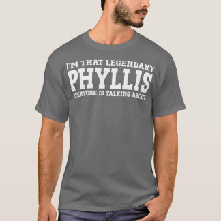 Phyllis Personal Namn Women Girl Funny Phyllis T Shirt